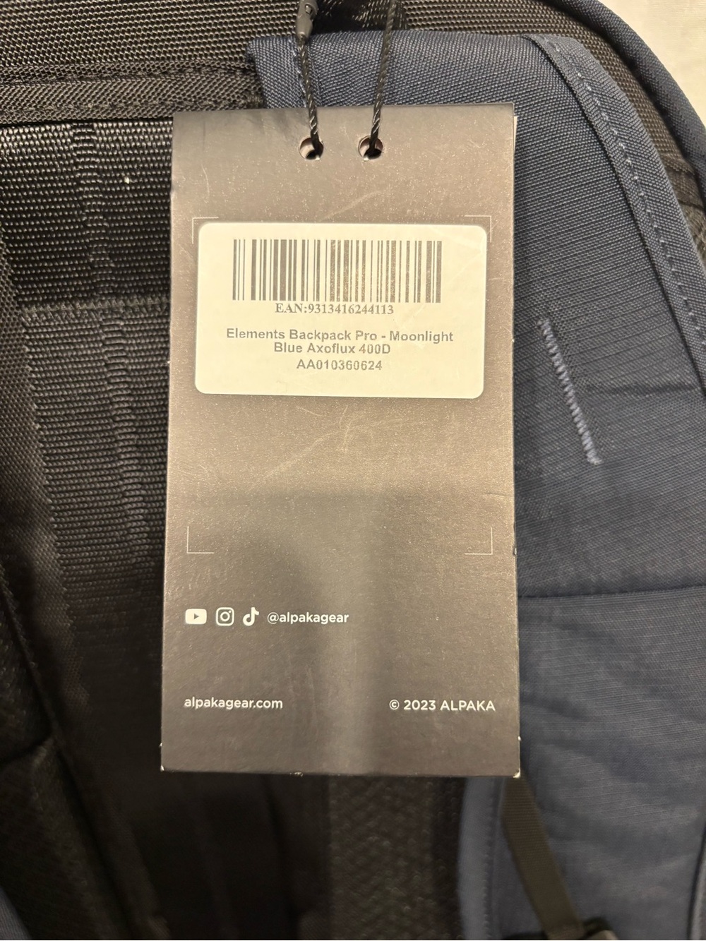 Alpaka Elements Backpack Pro - Moonlight Blue - Axoflux 400D - Picture 6 of 11